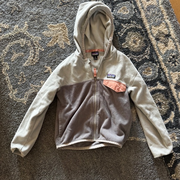 Girls Patagonia Micro D Snap-T Fleece Jacket - Picture 1 of 3